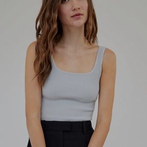 Sculpt knit tank